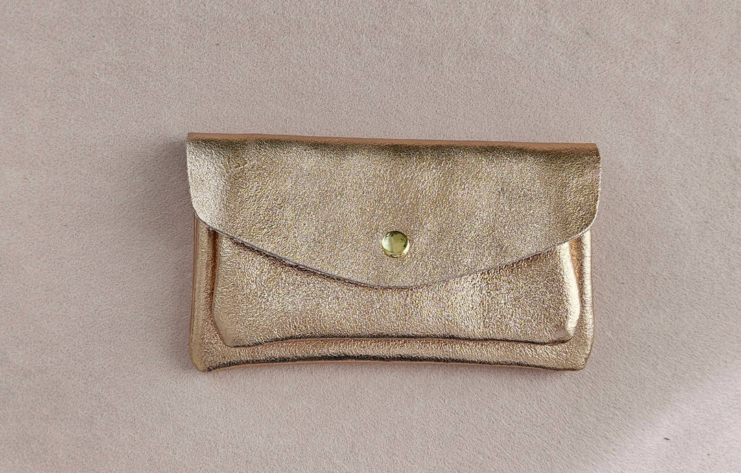Kangaroo double pocket cowhide leather wallet: Homard RM33