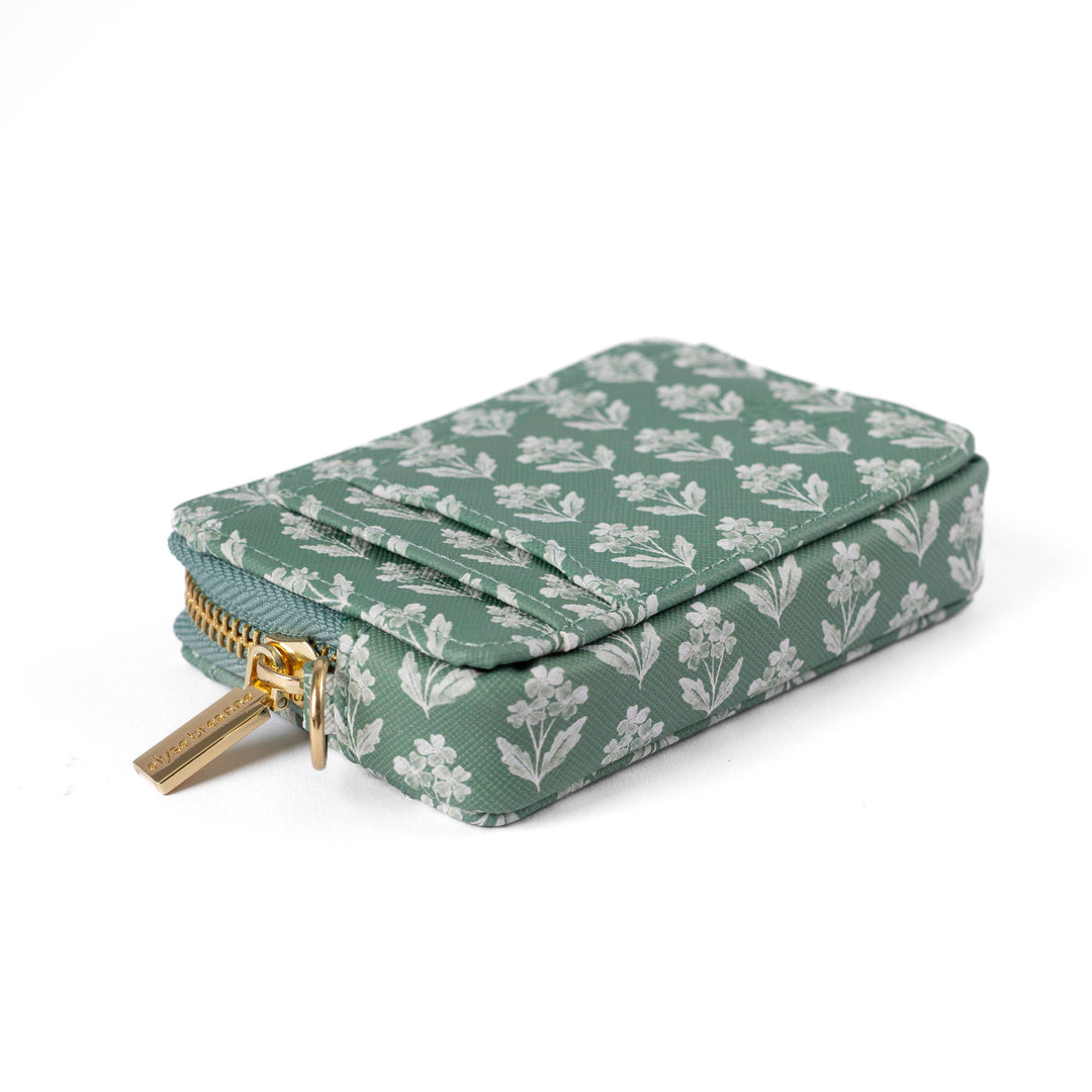 Forget Me Nots Sage Zip Wallet EY98