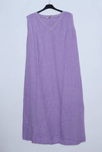 Load image into Gallery viewer, Sleeveless Short Dresses in 100% Linen REF. 10090