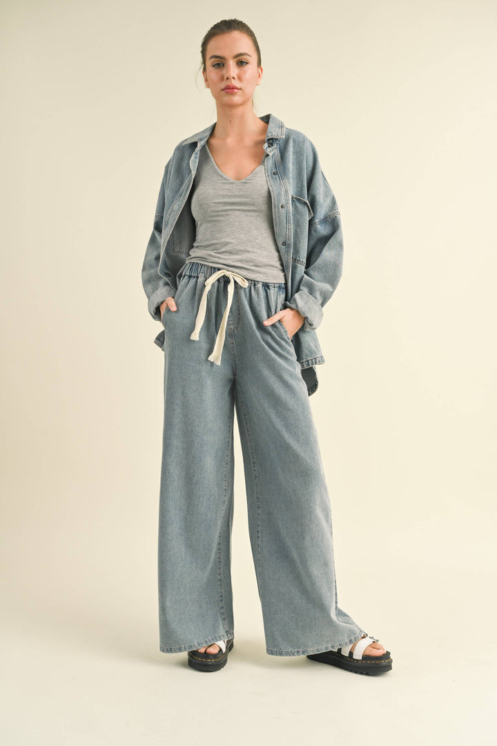 DENIM SHACKET J3037