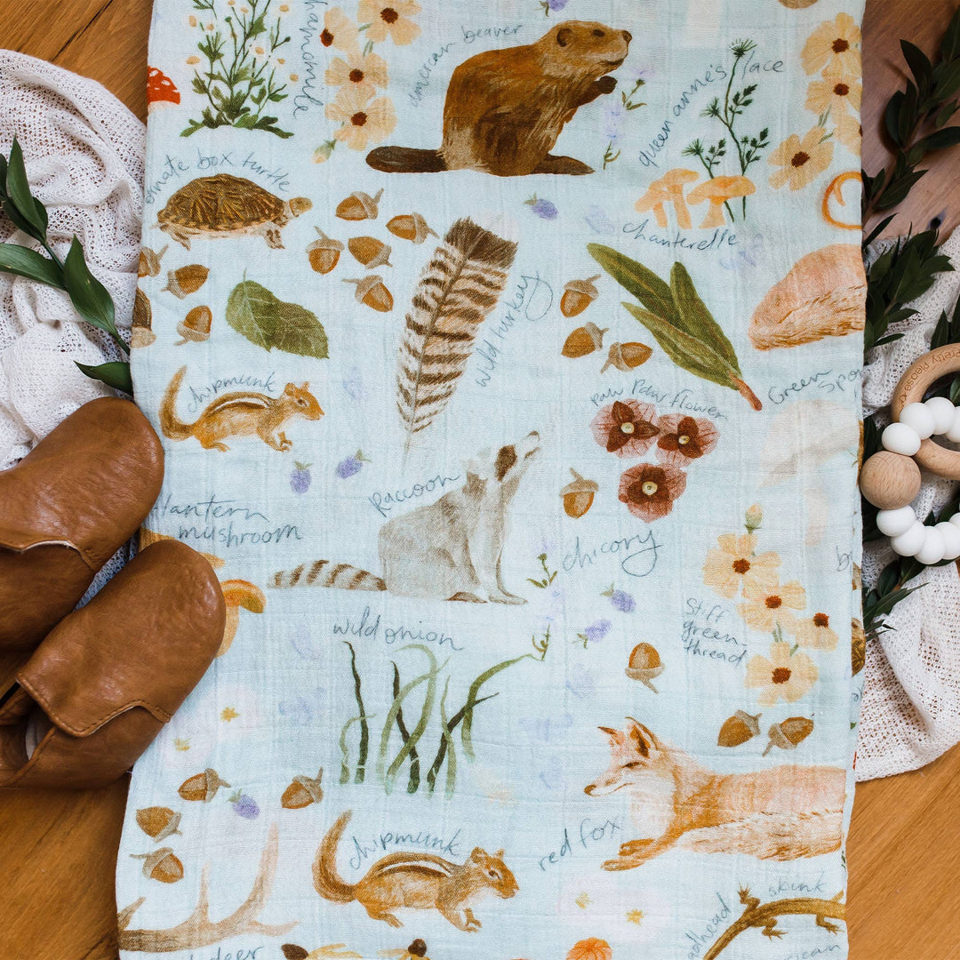 Flora &amp; Fauna Baby Swaddle CT22