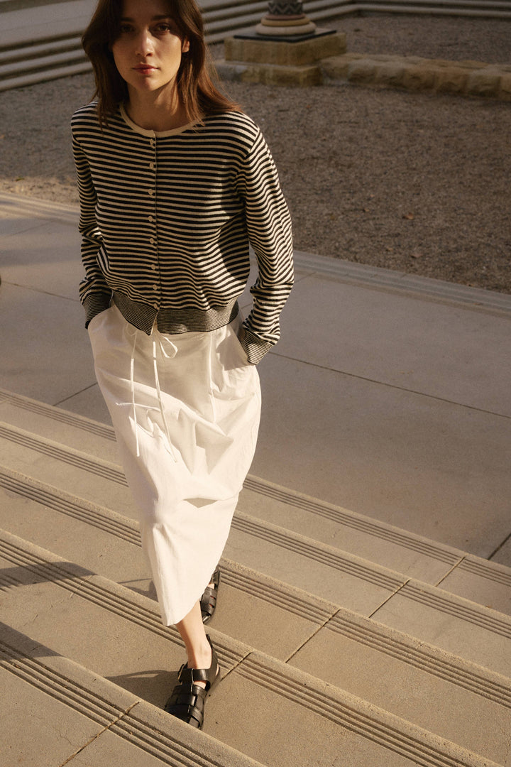 The Montana Cardigan | Striped Button-Down Cardigan AR225