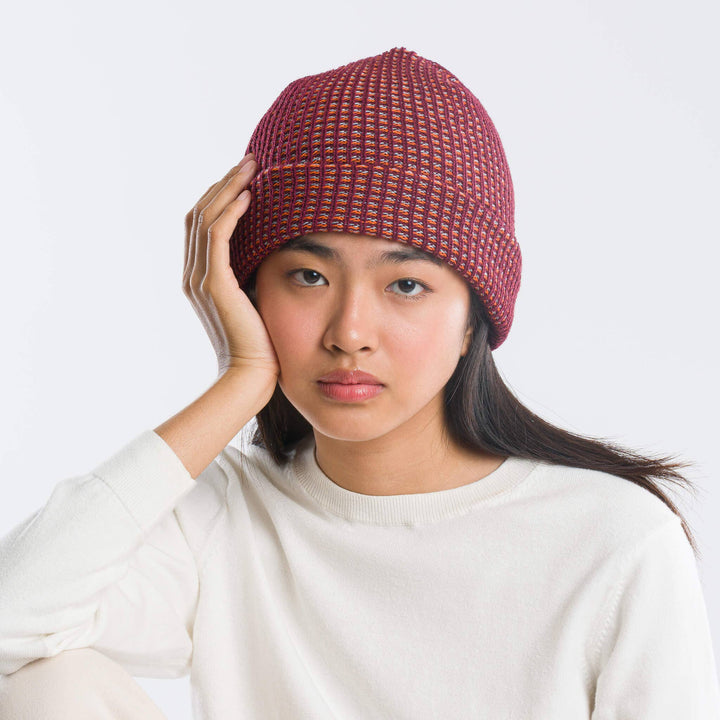 Simple Grid Knit Beanie VR826