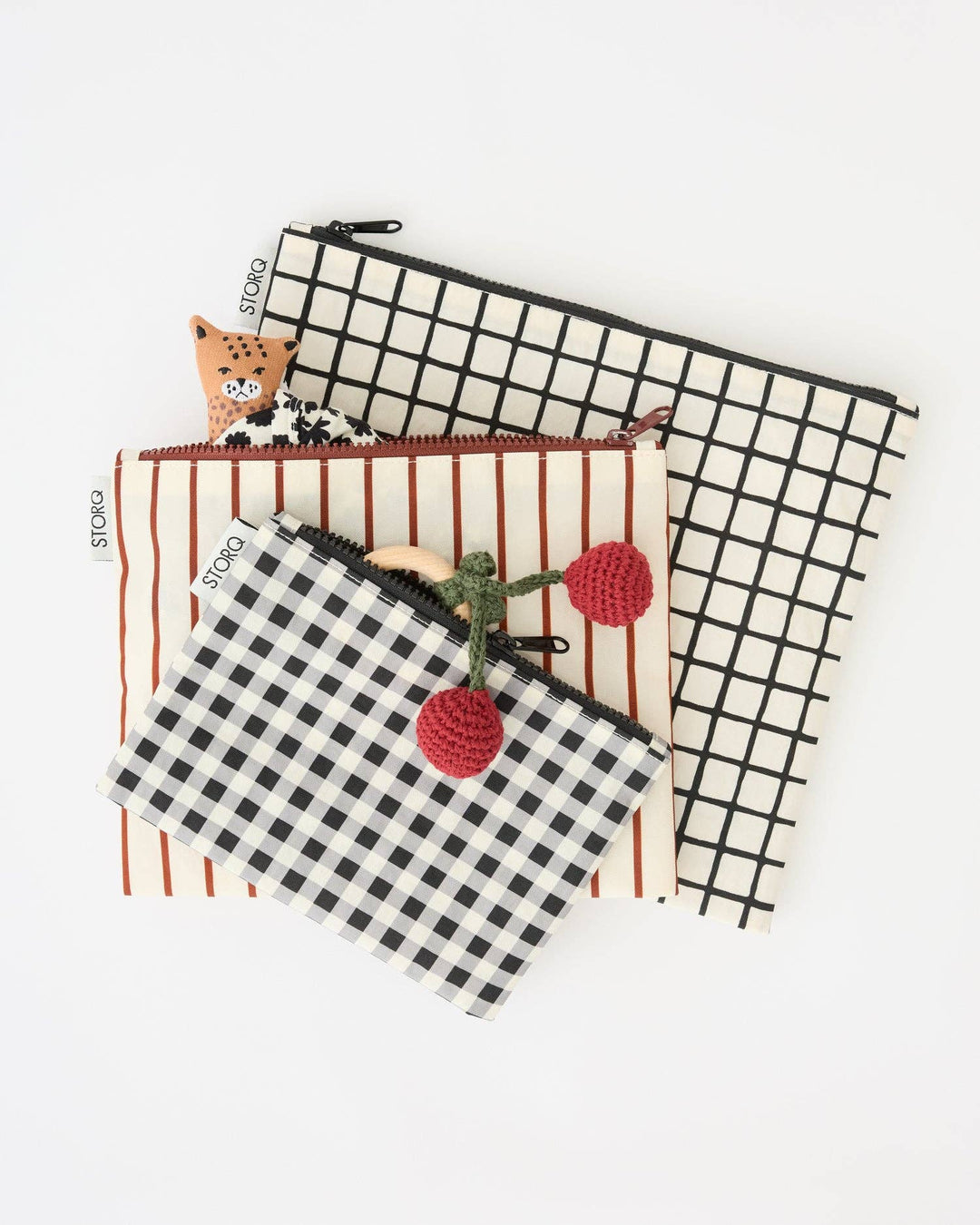 Fall Colors: Zipper Pouch Three-Piece Set