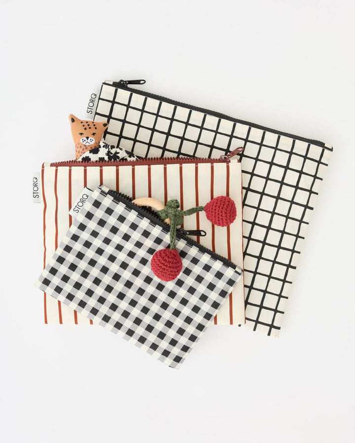 Fall Colors: Zipper Pouch Three-Piece Set