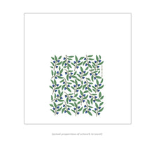 Load image into Gallery viewer, Blueberries Tea Towel / Kitchen Decor / Midwest Made HM105