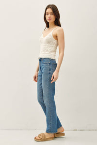 CROCHET KNIT TANK
