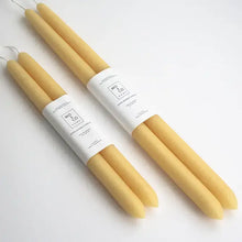 Load image into Gallery viewer, 100% Beeswax Dipped Taper Candles | All Natural, Handmade