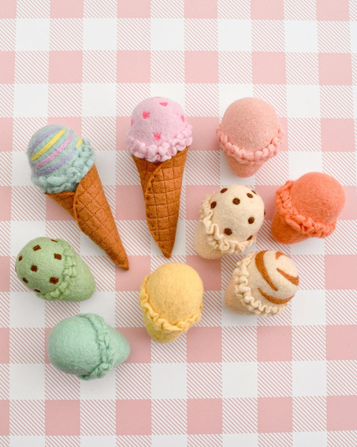 Felt ice cream