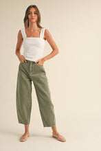 Load image into Gallery viewer, P2891   WASHED BARREL PANTS