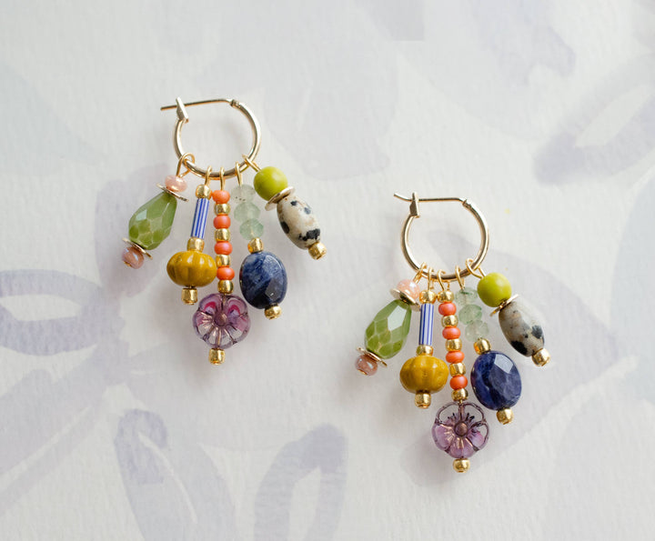 Charm Dangle Earrings - Quinn JM512