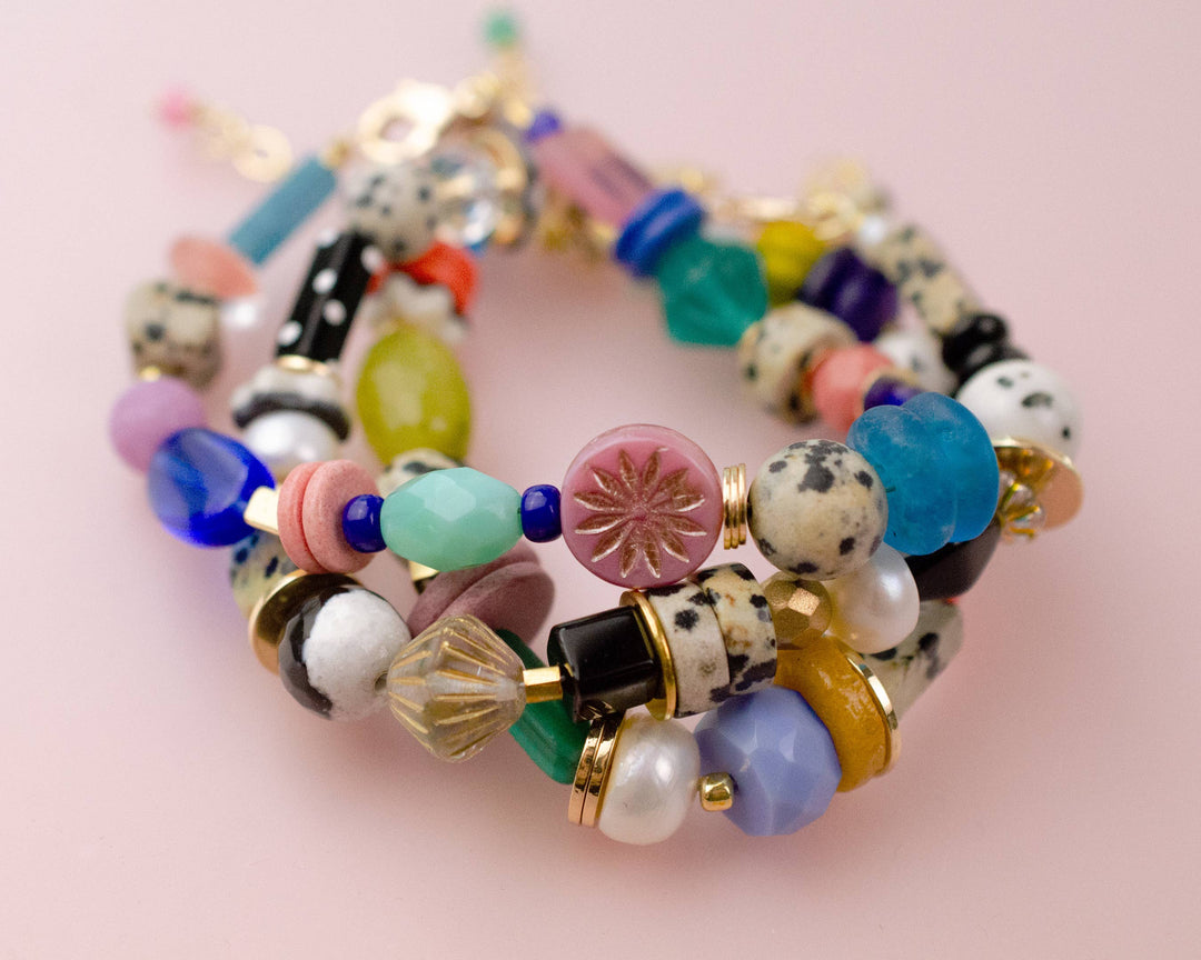 Colorful Handmade Beaded Bracelets JM124