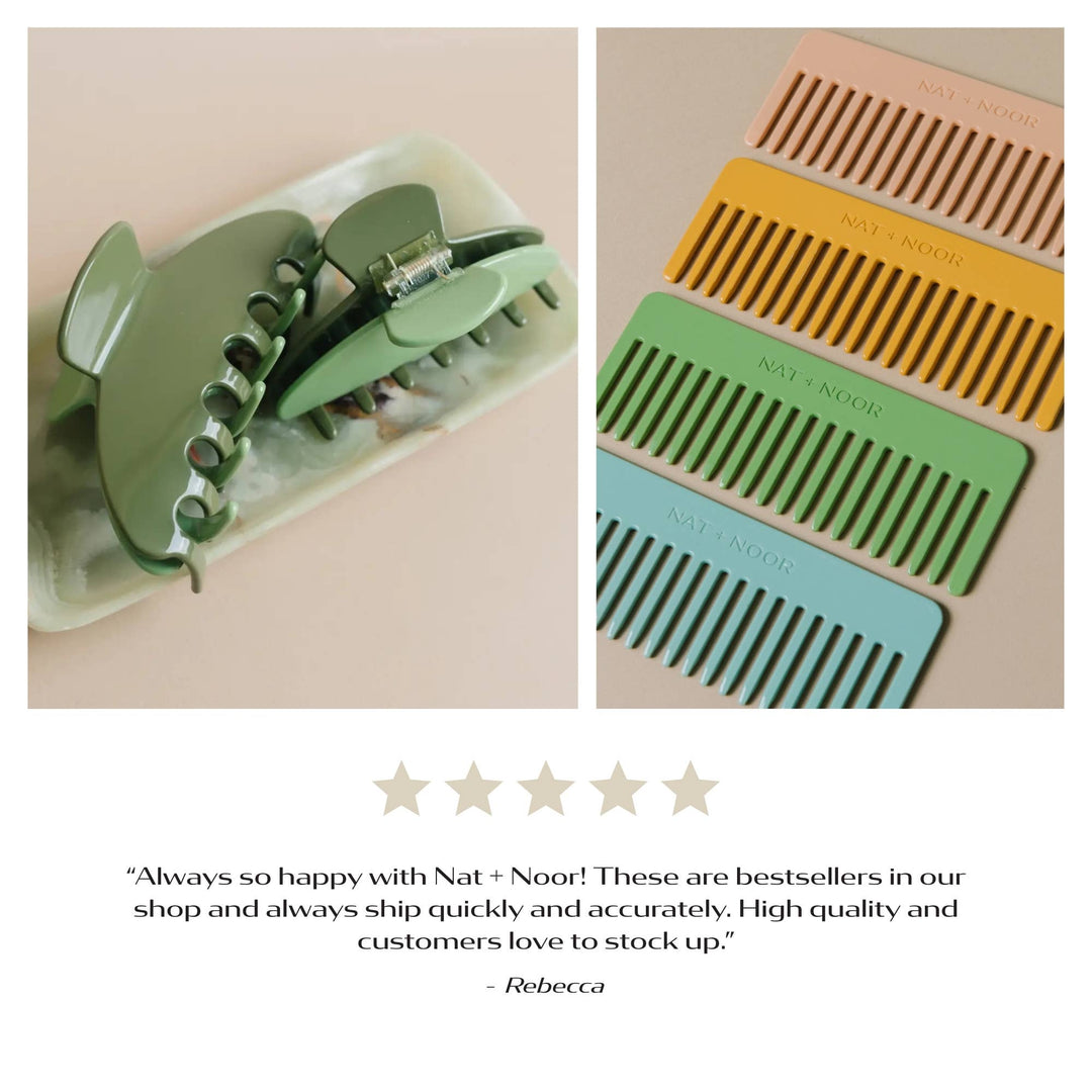 Alba | Spruce | Light Green Hoop Earrings | Large size NN23