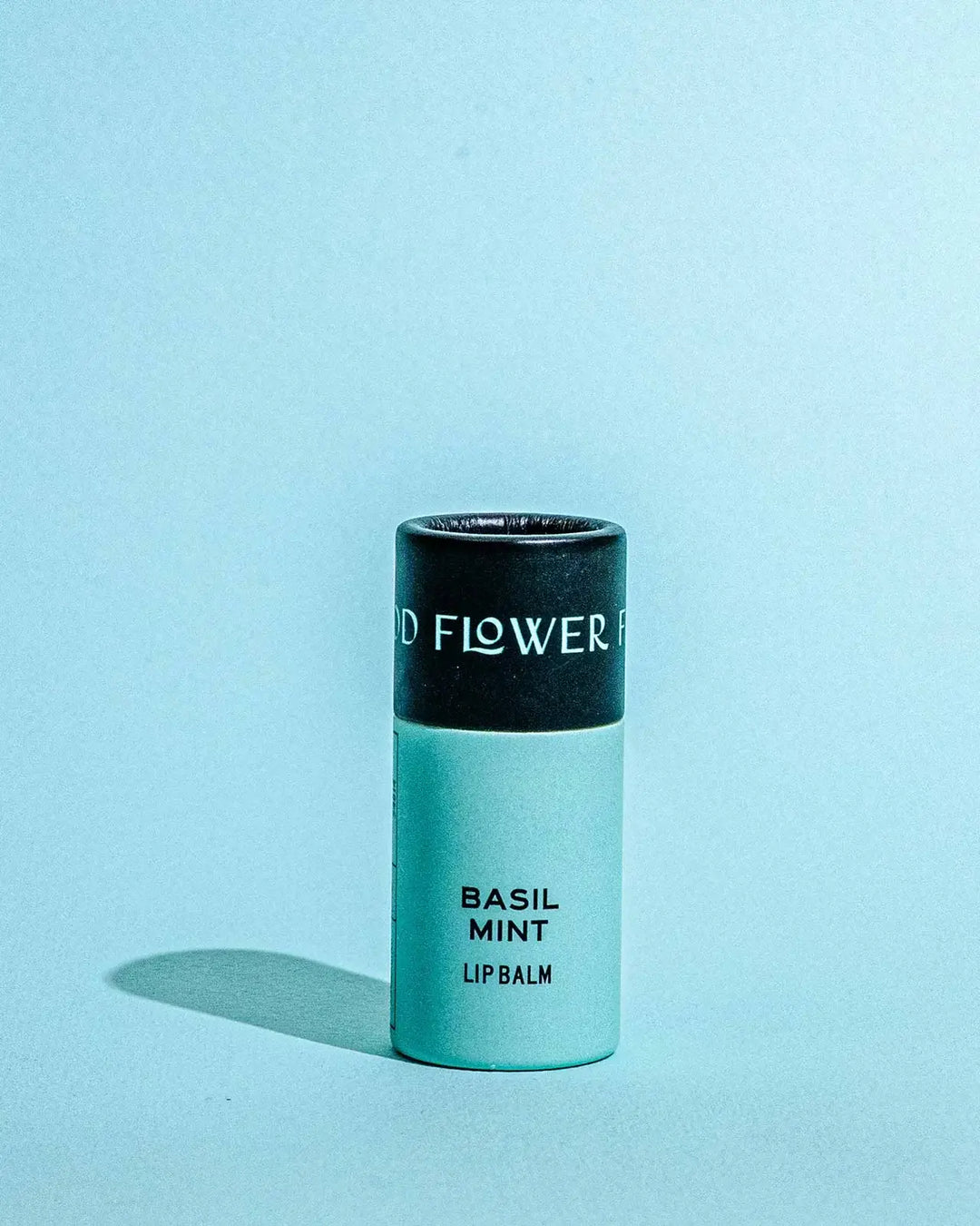 Basil Mint Organic Lip Balm / 0.3 oz Biodegradable Tube