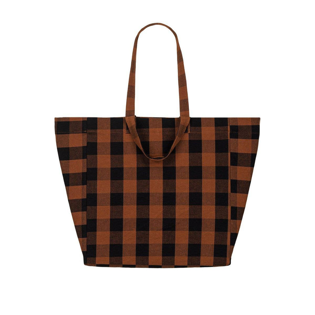 ELISA TOTE BAG BIG VICHY GINGER