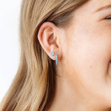 Load image into Gallery viewer, Turquoise Hoop PP889