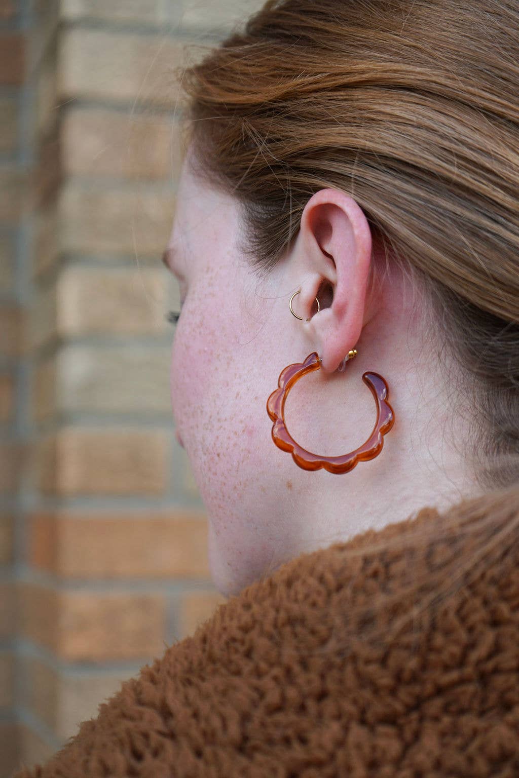 Scarlett Hoops - Amber // Jewelry, Earrings, Fall SS235