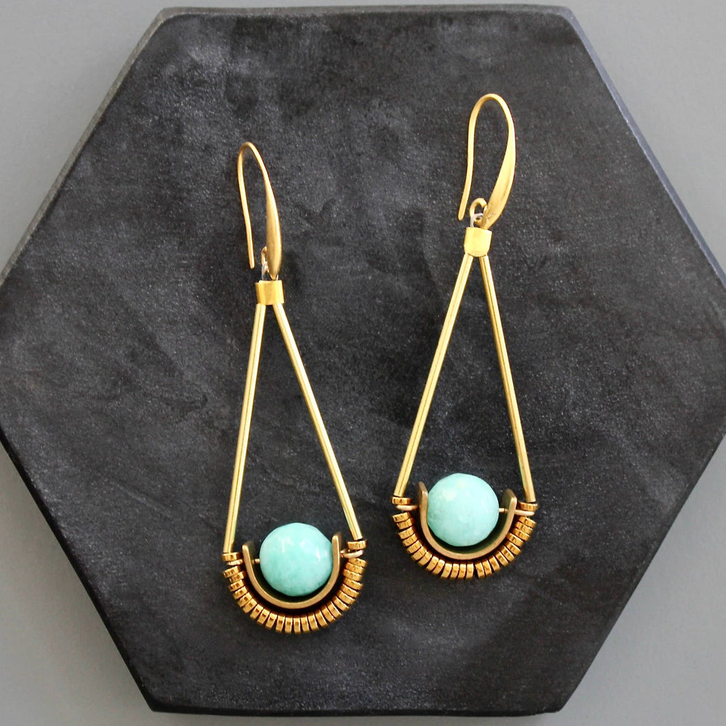 KYLE39 amazonite earrings