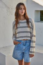 Load image into Gallery viewer, Striped Long Sleeve Top