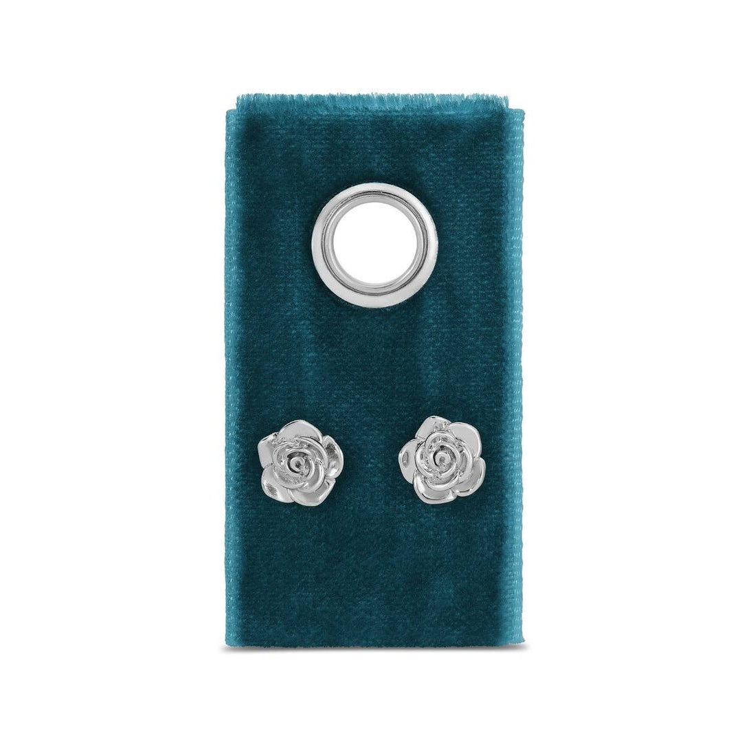 Rose Studs on Velvet Tag SP962