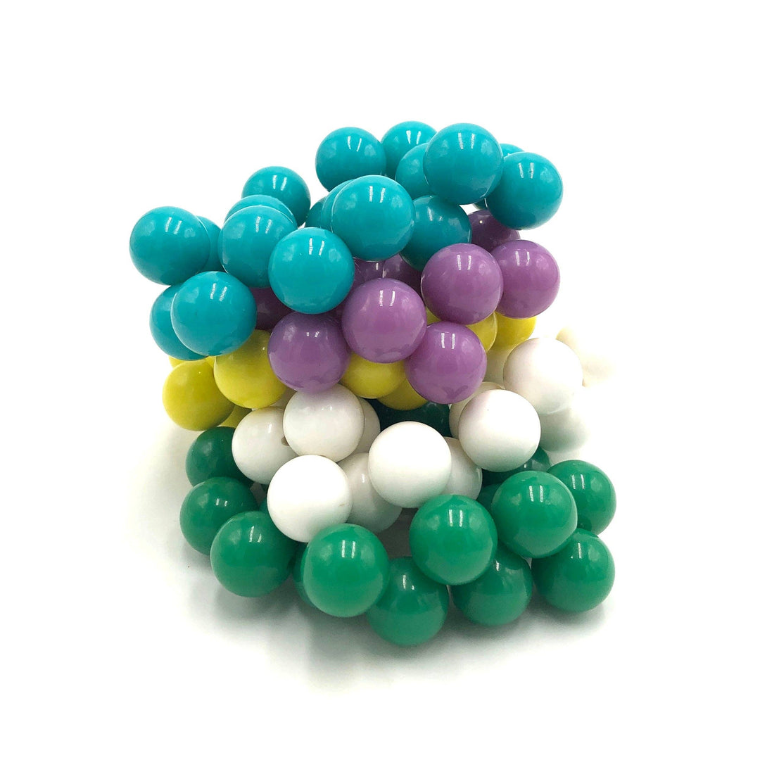 Chunky Button Stackable Stretch Bracelet BL15