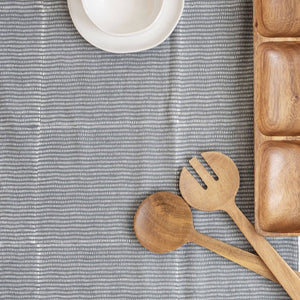 Alice Stripes Storm Tablecloth