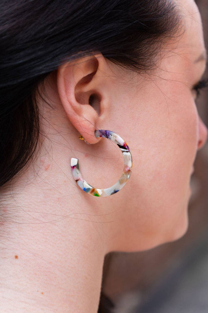 Camy Hoops - Multicolor // Jewelry, Earrings, Gift SS53