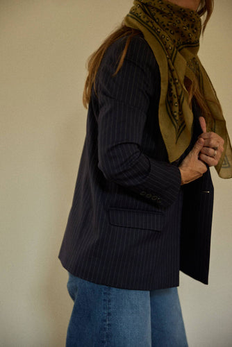 Leopard wool scarf GP22