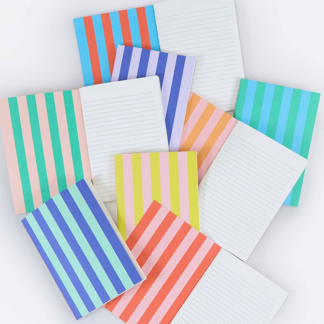 Meri Meri Striped Notebooks