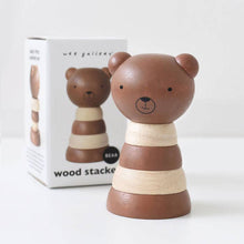 Load image into Gallery viewer, Wooden Ring Stacker - Bear