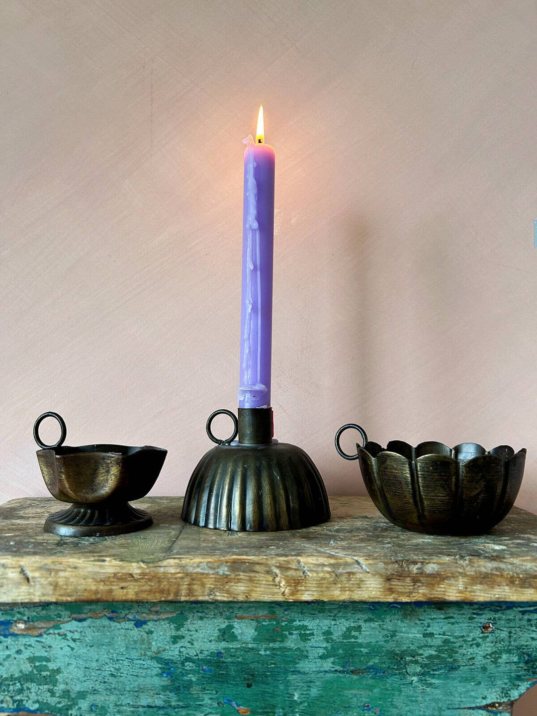 Candle Holder, Scallop