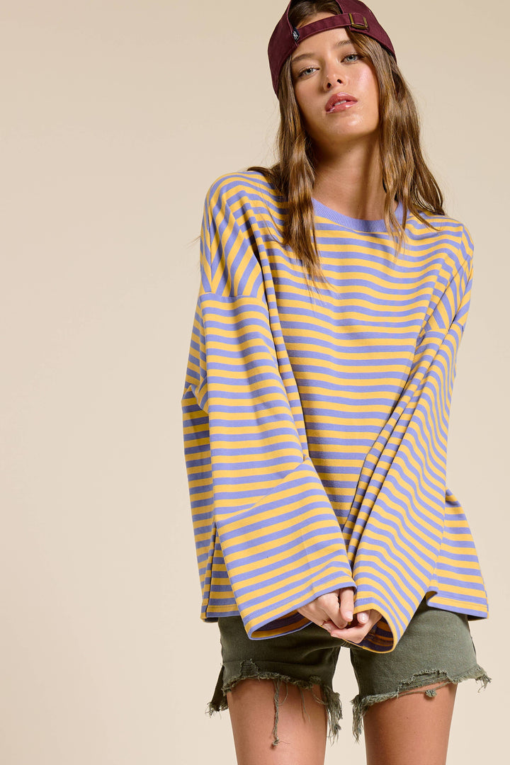 Striped Terry Top MOS23