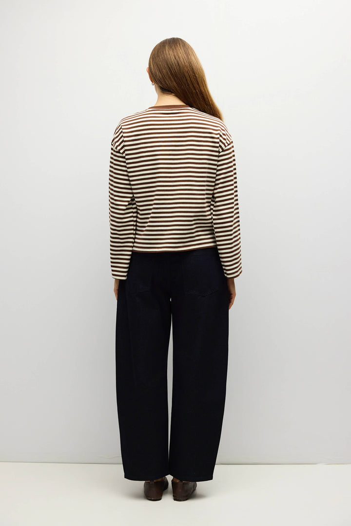 The Jessie Top | Striped Long Sleeve T-Shirt A674