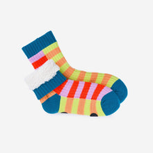 Load image into Gallery viewer, Super Stripe Knit House Socks VR521