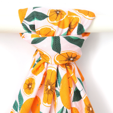 Load image into Gallery viewer, Bamboo Muslin Swaddle - Sliced Oranges