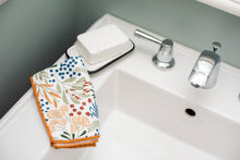 Load image into Gallery viewer, Mighty Minis Towel Set - Floral in Gold (set of 3)