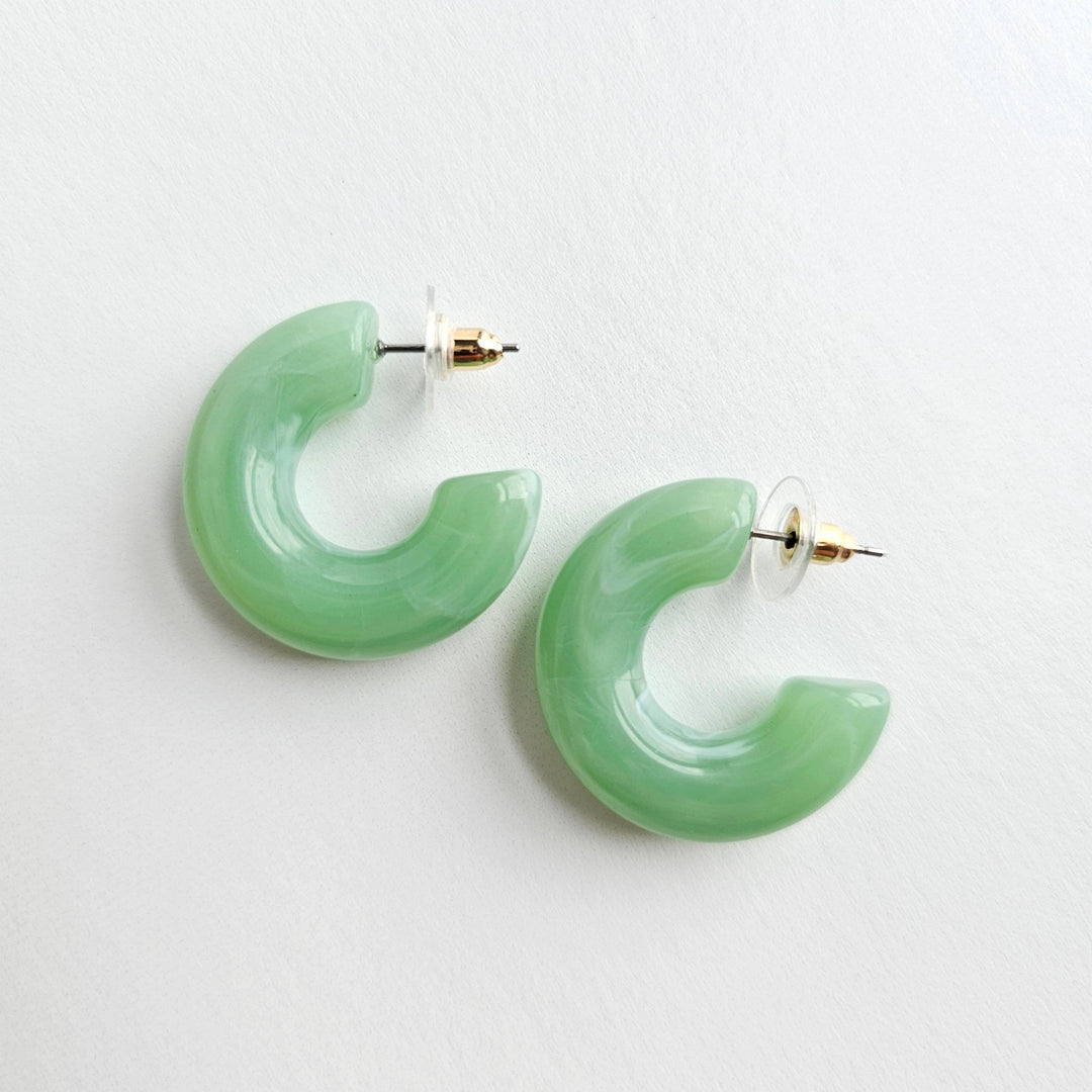 Chloe Hoops - Sage // Jewelry, Earrings, Fall SS231