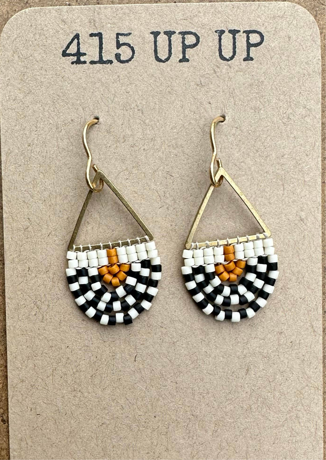 Beaded Arch Earrings - “Everyone’s Favorite” 41503