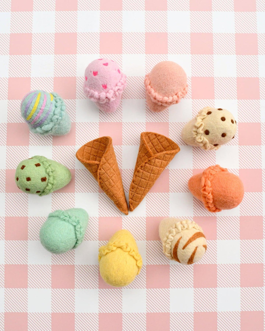 Felt ice cream