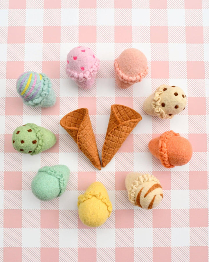 Felt ice cream