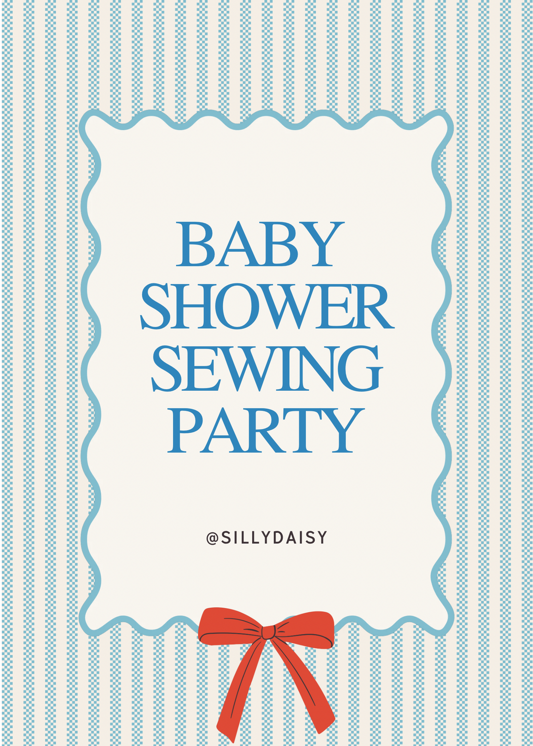Baby Shower Sewing Party
