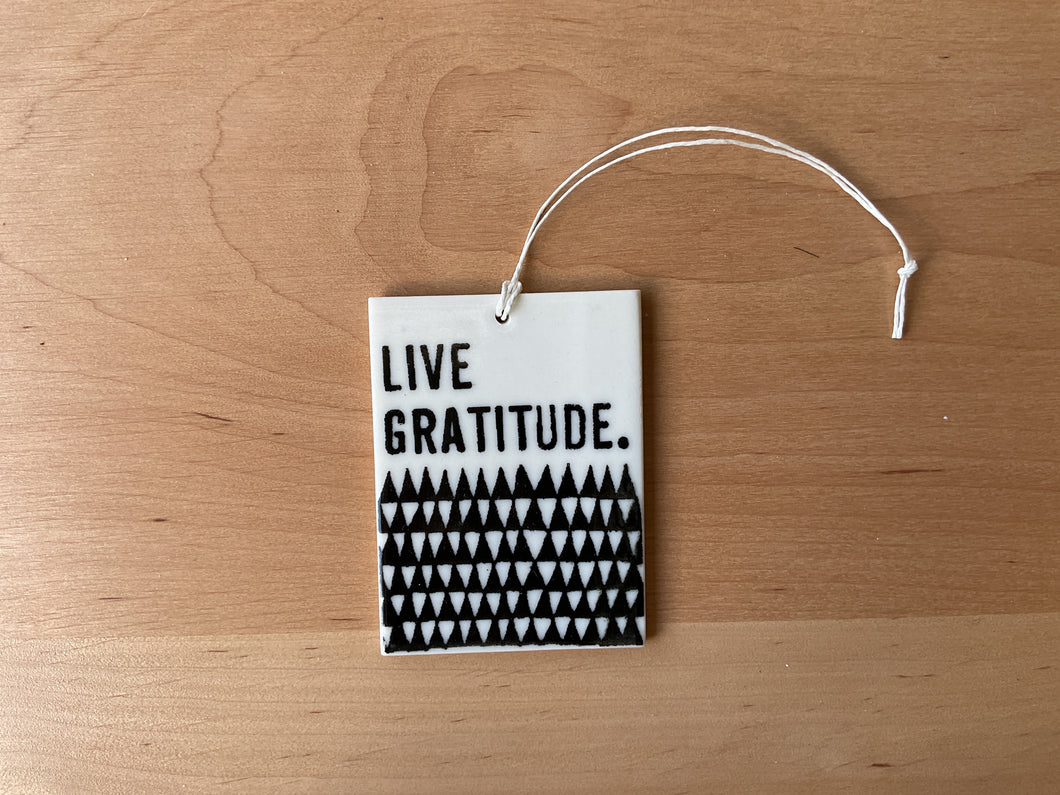 Live gratitude