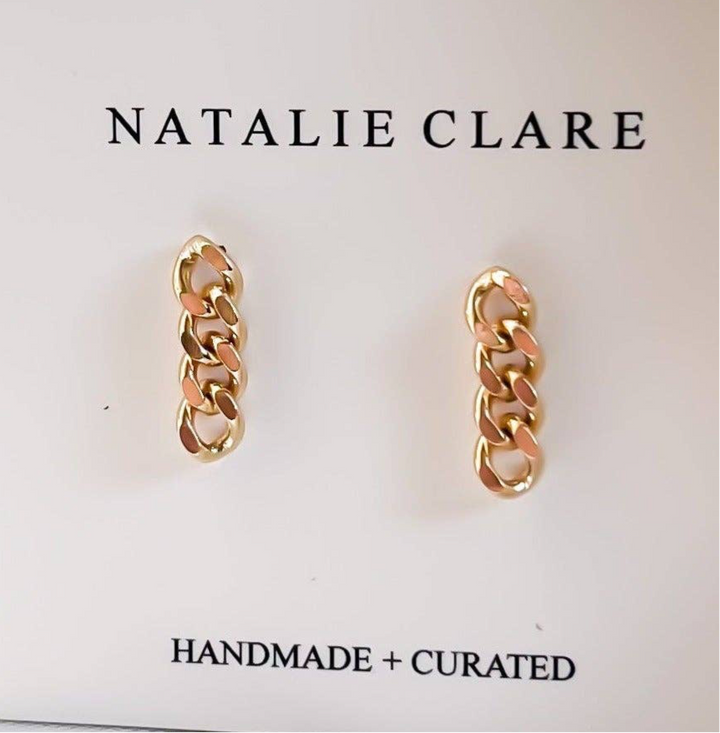 Gold Chain Studs NC74