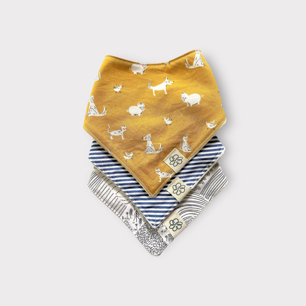Baby Bandana Bib Set of 3