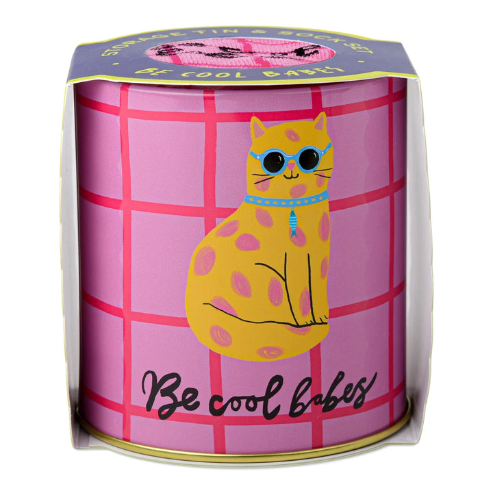 Be Cool Babes tin socks