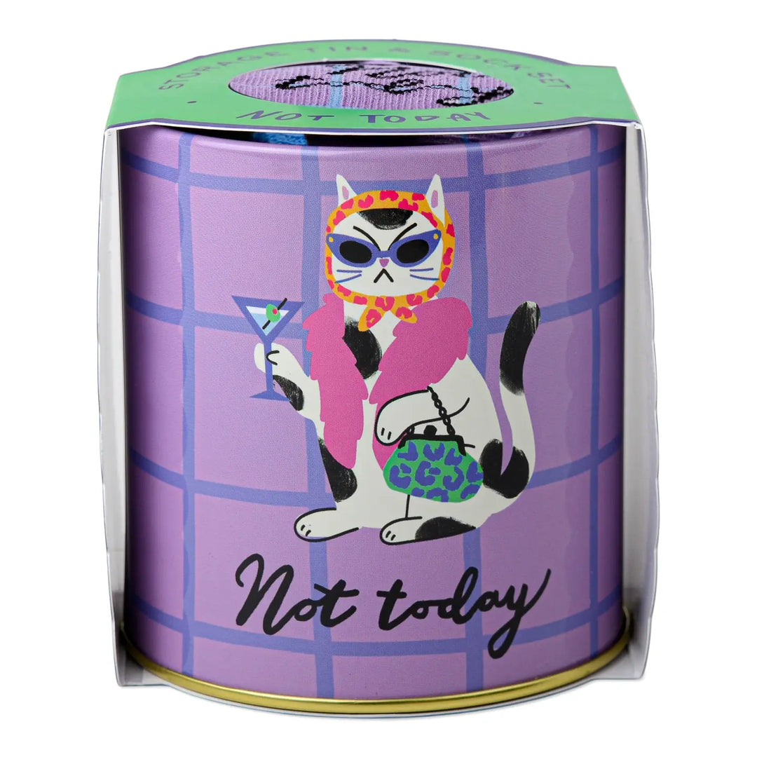 Not today tin socks