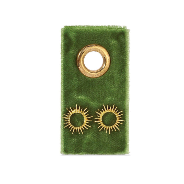 Open Sun Studs On Velvet Gift Tag SP988