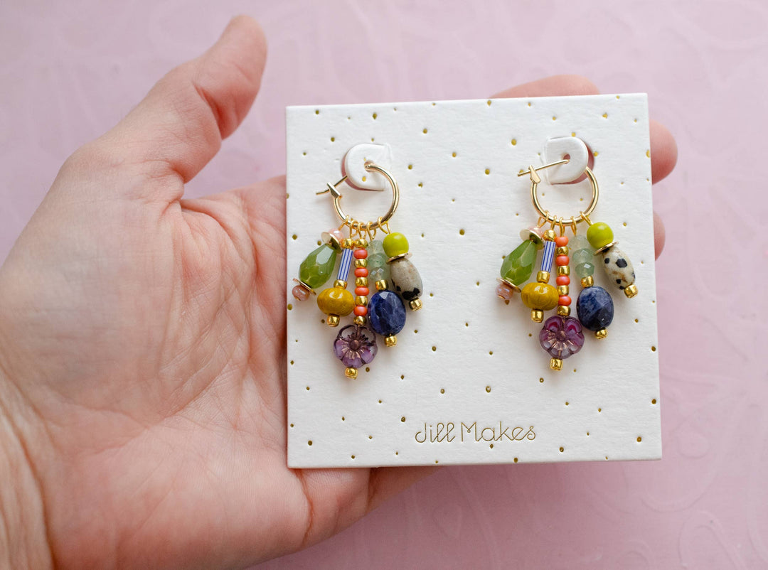 Charm Dangle Earrings - Quinn JM512