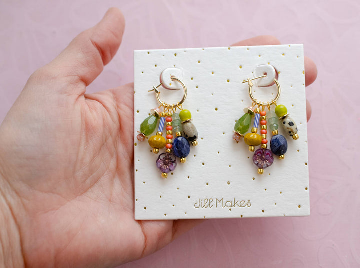 Charm Dangle Earrings - Quinn JM512