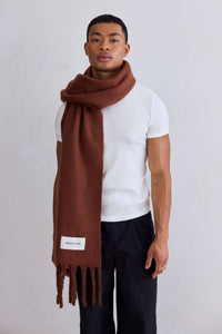 The Stockholm Scarf - 100% Recycled - Sepia